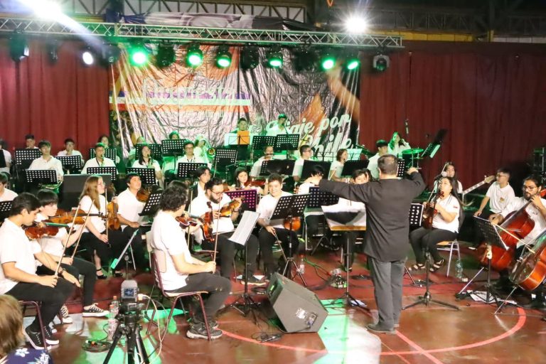 NUEVO Y EXITOSO CONCIERTO DE ORQUESTA SINFONICA ESTUDIANTIL DE COLLIPULLI