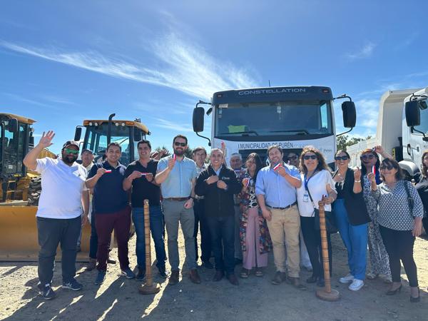 GOBERNADOR LUCIANO RIVAS INAUGURÓ SEIS NUEVAS MAQUINARIAS QUE LLEGAN A REFORZAR LA GESTIÓN VIAL DE LA ZONA RURAL DE PURÉN
