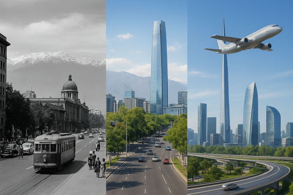 Rutas y Memorias del Patrimonio de Santiago: la ciudad construida en capas : Por Daniel Navarro A .  Independencia Santiago Chile